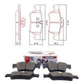 Pastilha de Freio Tras. Ferodo HQF4039 ML320 - Cód.4978