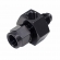 Adaptador 4AN x 4AN com Saída 1/8NPT All Black  - Cód.9461