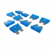 Kit com 10 Fusíveis Lamina Azul 15A - Cód.6748
