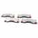 Pastilha Diant. Textar 2500701 Porsche Taycan - Cód.10872