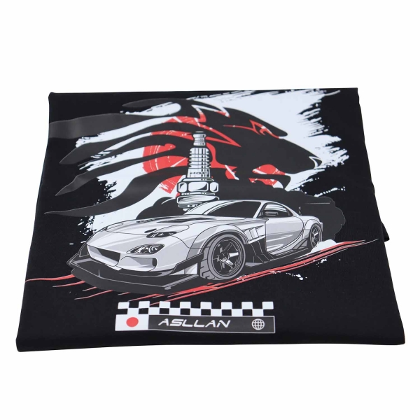 Camiseta Nippon Spark Plugs Preta Asllan Tam. G - Cód.12214