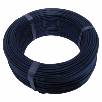 100m Cabo Flex. Automotivo 1.00mm Preto - Cód.6561