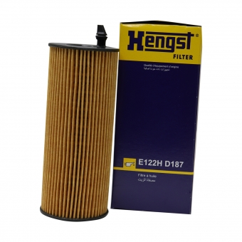 Filtro de Óleo Hengst E122H D187 BMW X5 3.0 - Cód.9930