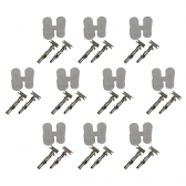 Kit com 10 Conectores Binoculo 2 Vias ETE7043 - Cód.7251