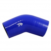 Curva 45º de Silicone Azul 3