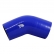 Curva 45º de Silicone Azul 3