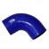 Curva de Silicone Azul MSA de 90º x 2 1/2\\\