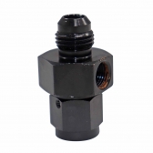 Adaptador 6AN x 6AN com Saída 1/8NPT All Black  - Cód.9454