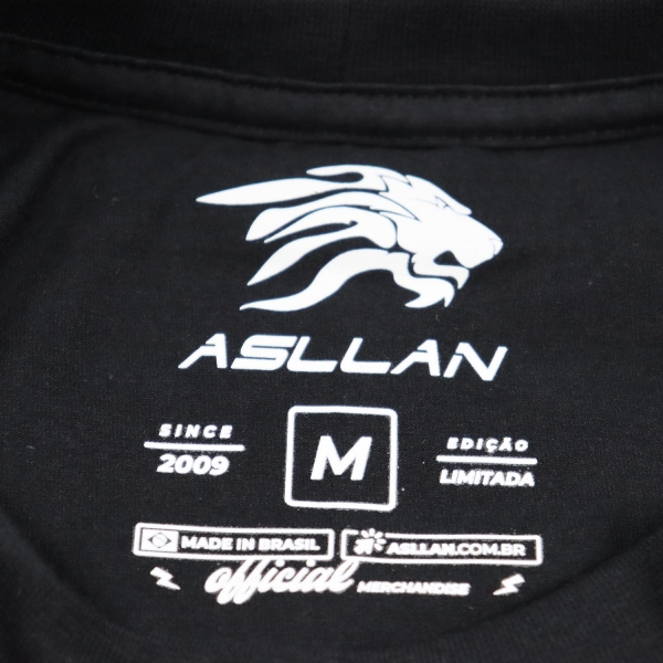 Camiseta Preta Turbo Masculina Asllan Tam. M - Cód.9744