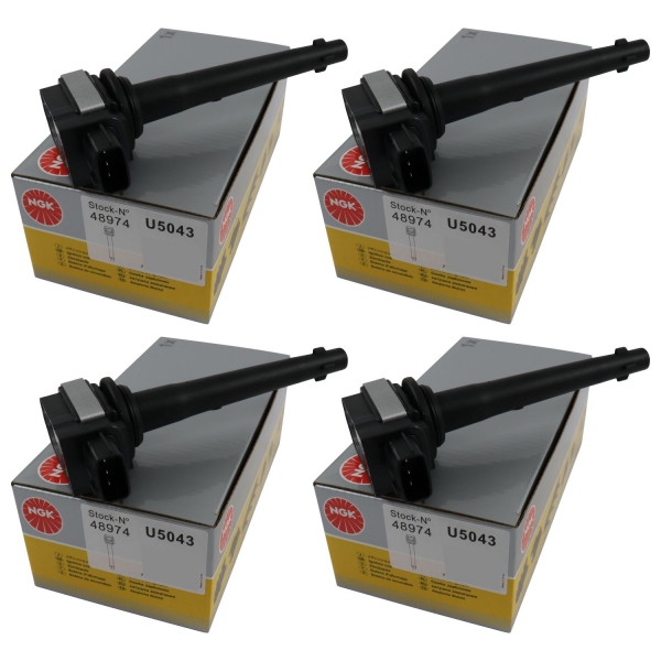 Jogo de Bobinas de Ignição NGK U5043 Sentra, Tiida -Cód.7648