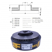 Kit Disco de Freio BD1181 Diant.  Freelander 2  - Cód.4393