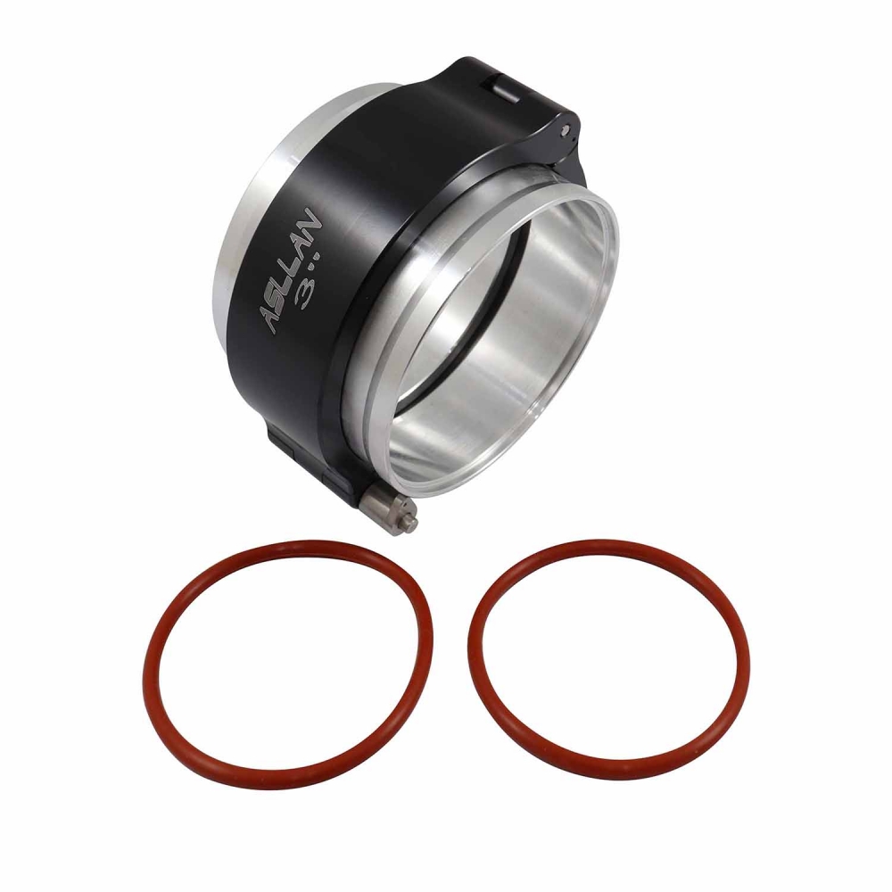Kit Abraçadeira V-Band com Flanges Aluminio 3\\\