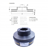 Kit Disco de Freio BD1025 Diant. Troller T4 2.8 - Cód.3585