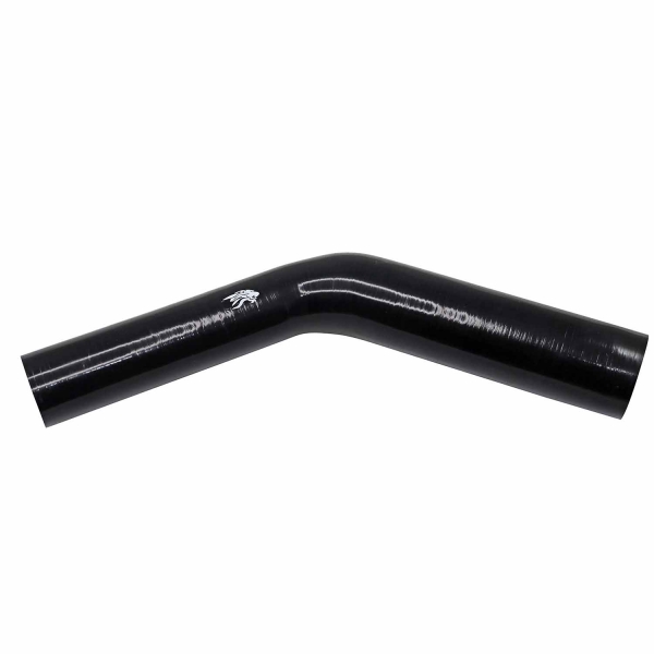 Curva de Silicone 45º Preto 2\\\