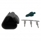 Conector Elétrico Macho 3 Vias Deutsch DT04-3P - Cód.7253