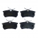 Pastilha de Freio Traseira Jurid HQJ2175 Ford Focus Cód.3217