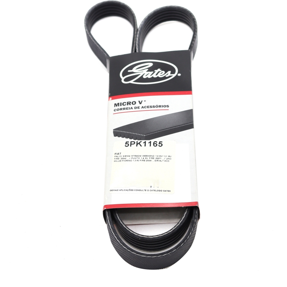 Correia Micro-V Gates 5PK1165 Fiat Punto 1.4 - Cód.10702