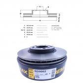 Kit Disco de Freio BD9062 Diant. Mini Countryman - Cód.3677