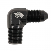 Niple Aeroquip 90 Graus Preto 1/8NPT x 3AN - Cód.8342