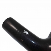 Curva de Silicone MSA Preto de 90º x 2 1/2