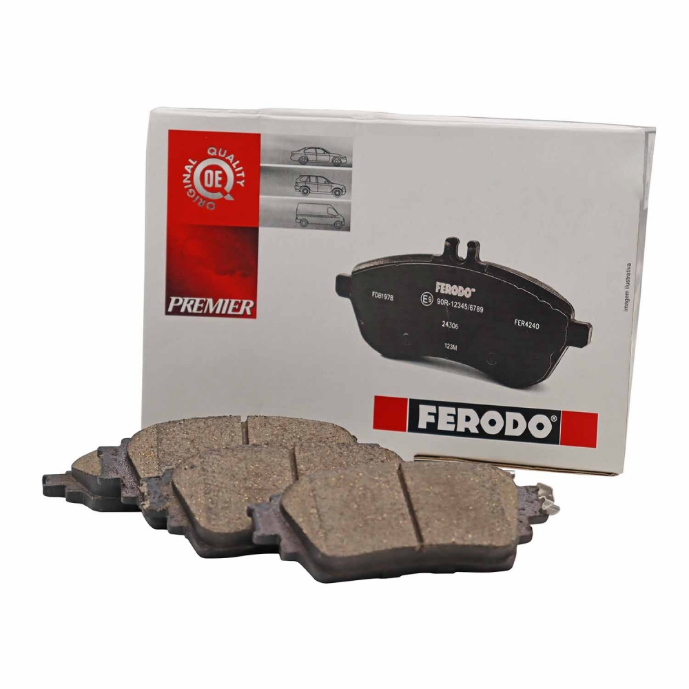 Pastilha Freio Tras. Ferodo HQF4186 Eclipse Cross - Cód.9107