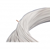100m Cabo Flex. Automotivo 1.00mm Branco - Cód.8101