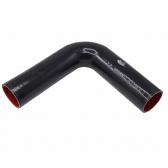 Curva Longa de Silicone MSA Preto 90º X 2 1/2