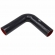 Curva Longa de Silicone MSA Preto 90º X 2 1/2