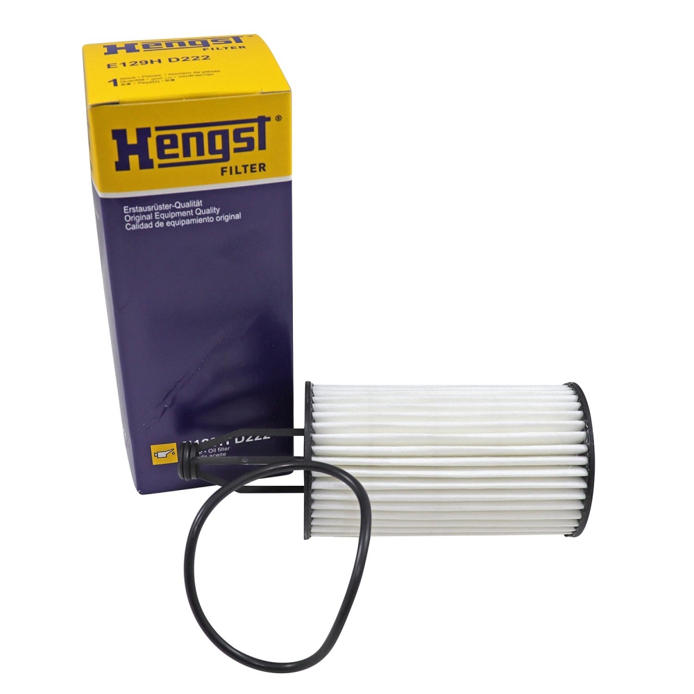 Filtro de Óleo Hengst E129H D222 Mercedes GLK300 - Cód.9775