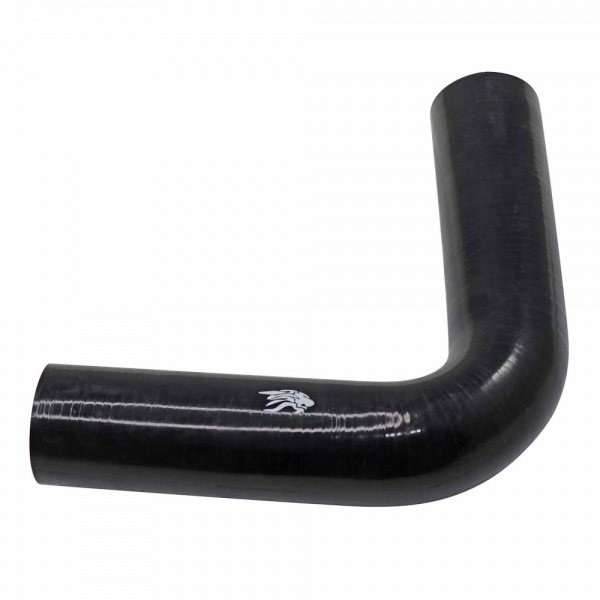 Curva de Silicone Preto de 90º x 2 1/4