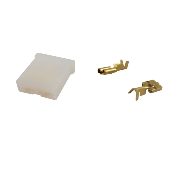 Conector 2 Vias ETE4765 Eletroventilador  Santana - Cód.7252