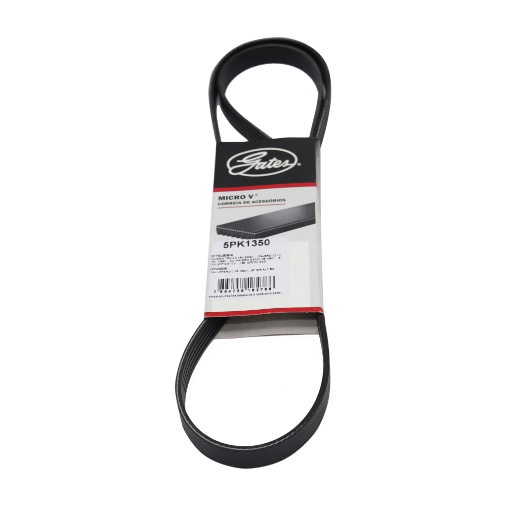 Correia Micro-V Gates 5PK1350 Mitsubishi Pajero - Cód.10067