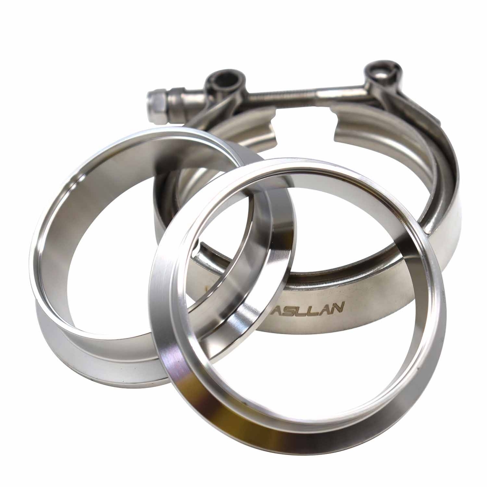 Kit Abraçadeira V-Band com Flanges Inox 3