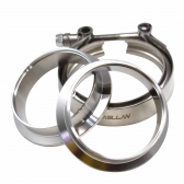 Kit Abraçadeira V-Band com Flanges Inox 3