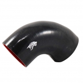Curva de Silicone Preto 90º de 3