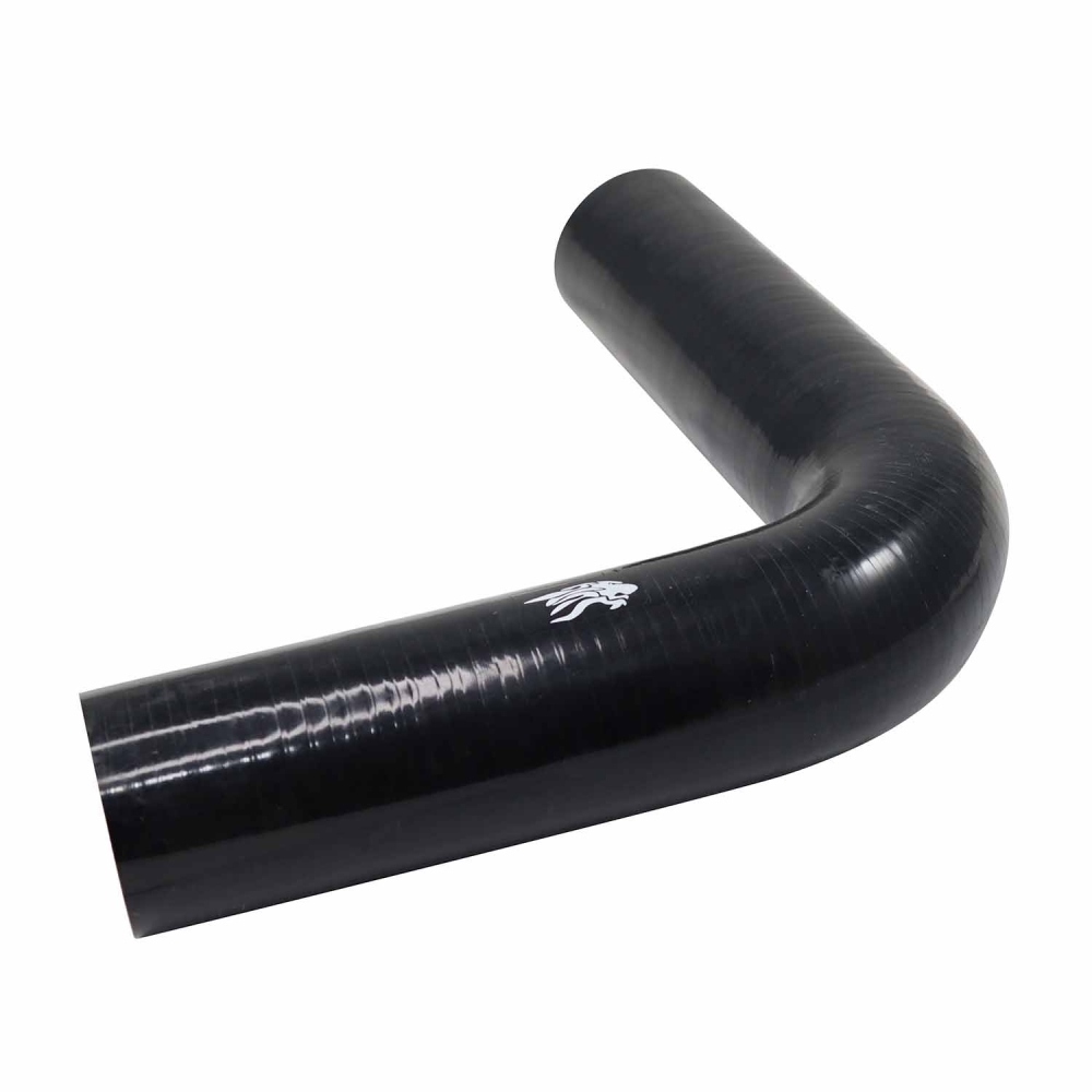 Curva de Silicone Preto de 90º x 2 1/4