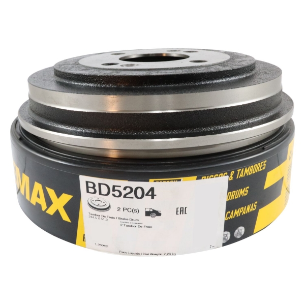 Kit Tambor de Freio BD5204 Tras. HB20, HB20S - Cód.7566