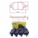 Pastilha de Freio Tras. Jurid HQJ2355 VW Golf - Cód.4954