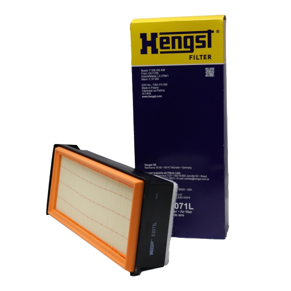 Filtro de Ar Hengst E1071L BMW X5 3.0 (15...) - Cód.9793