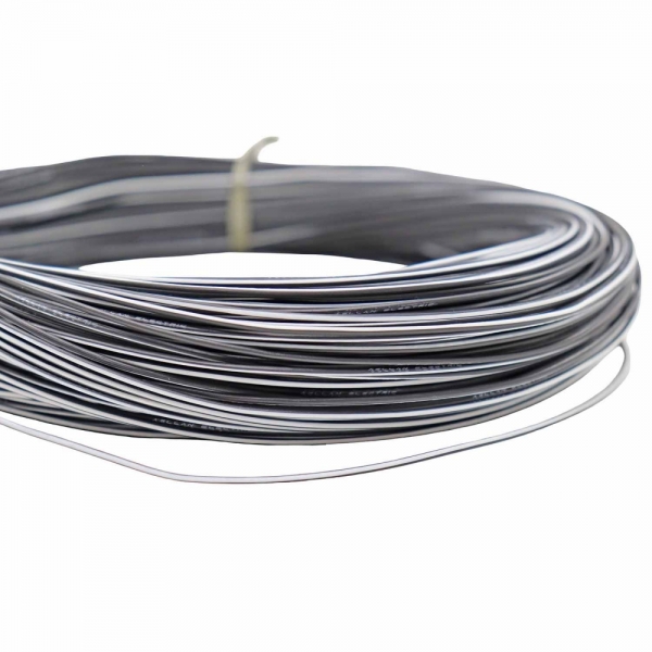 100m Cabo Flex. Automotivo 0.50mm Preto e Branco - Cód.12545