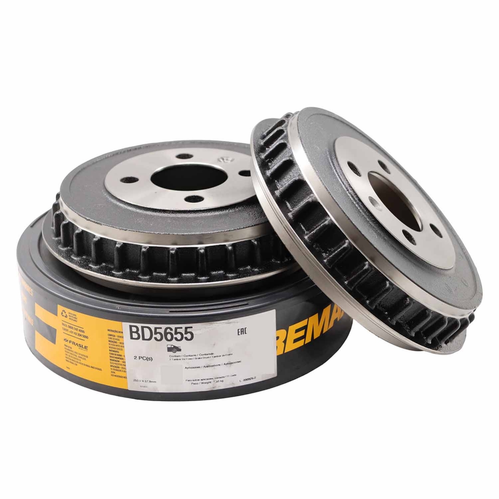 Kit Tambor de Freio BD5655 Tras. VW Polo 1.0 12V - Cód.12647