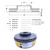 Kit Disco de Freio BD4758 Diant. Nissan Kicks - Cód.5284