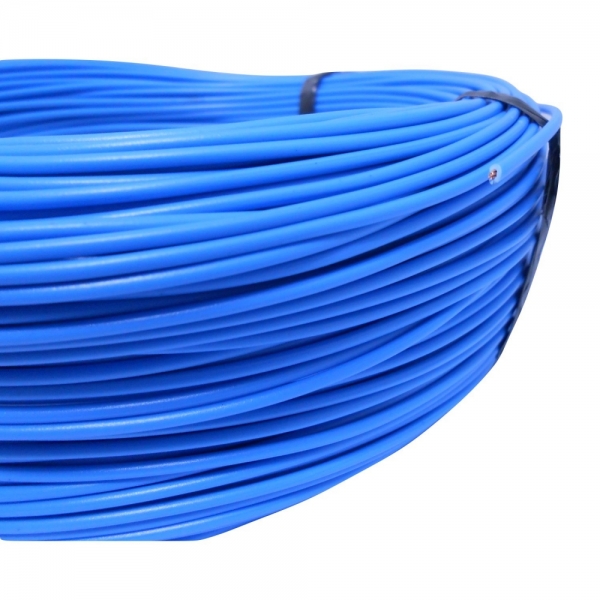 100m Cabo Flex. Automotivo 0.50mm Azul - Cód.6559