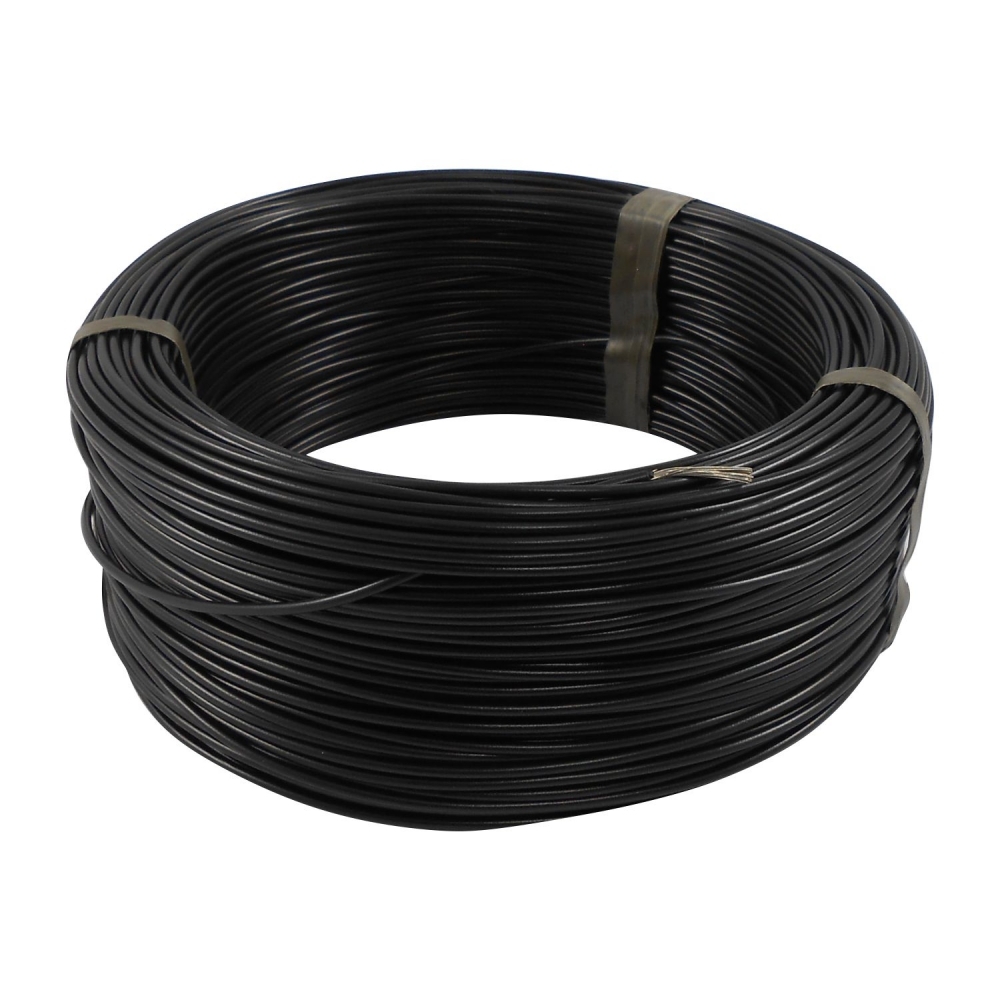 100m Cabo Flex. Auto Estanhado 1.00mm Preto - Cód.6760