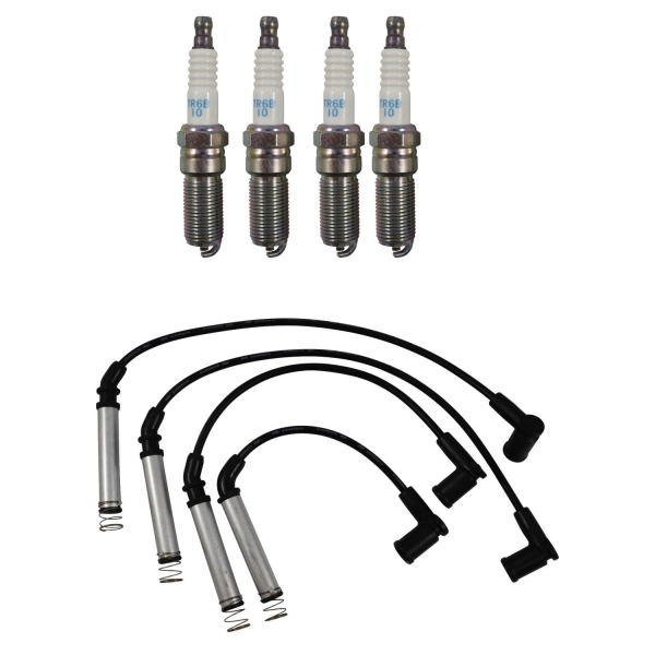 Kit de Cabos de Velas e Velas de Ignição Zetec 1.6 -Cód.4033