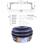 Kit Tambor de Freio BD3902 Tras. City, Civic, Fit - Cód.4866