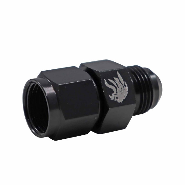 Adaptador 8AN x 8AN com Saída 1/8NPT All Black  - Cód.9419