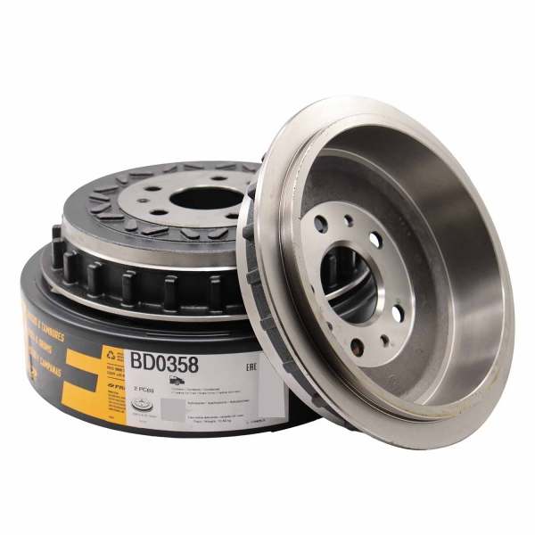 Kit Tambor Freio BD0358 Tras. Fiat Fastback 1.3 - Cód.12684