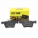 Pastilha Tras. Textar 2500801 VW Jetta, Golf - Cód.11391