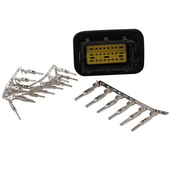 Conector Elétrico Macho 24 Vias ETE6587 Painel Fiat-Cód.9000